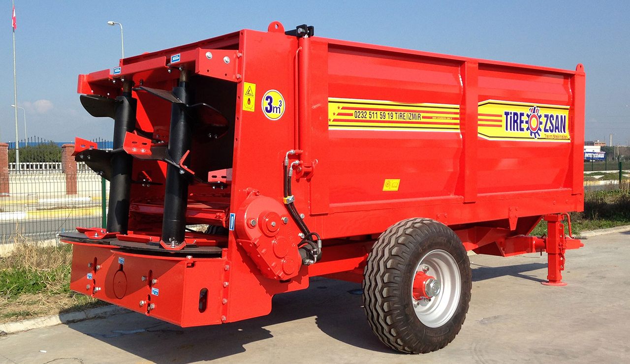 Solid Manure Spreader Trailer OZKGS3 Intermix